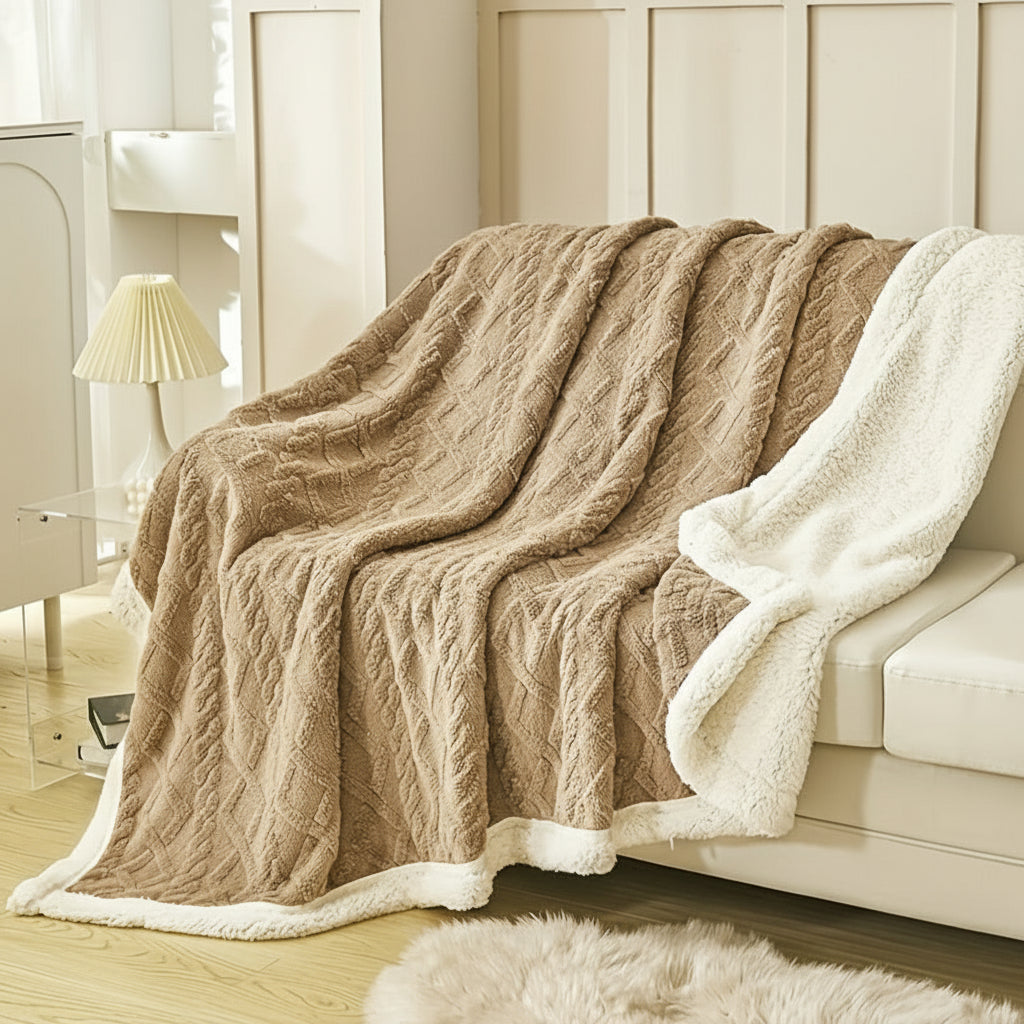 Sienna - Luxe lamswollen plaid