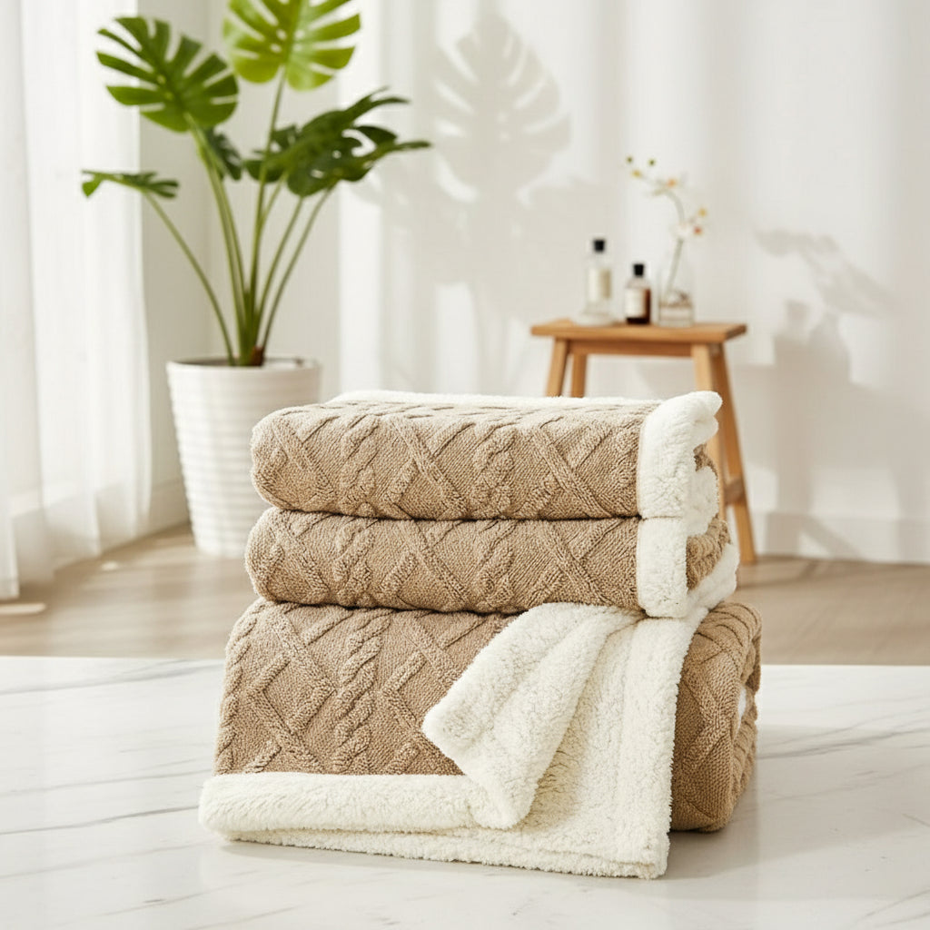 Sienna - Luxe lamswollen plaid