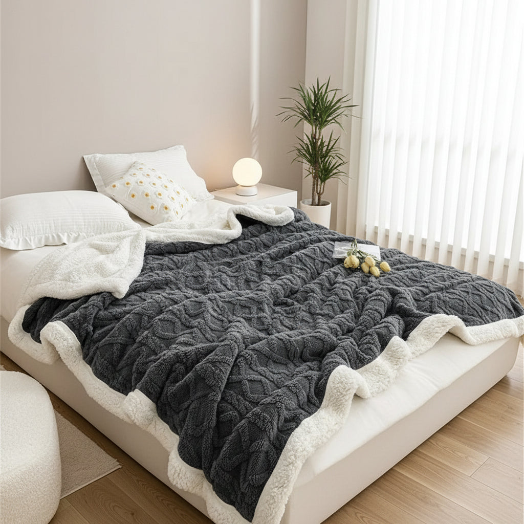 Sienna - Luxe lamswollen plaid