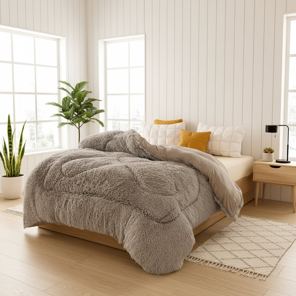 Lina - Luxe nep-nertsenpluche deken