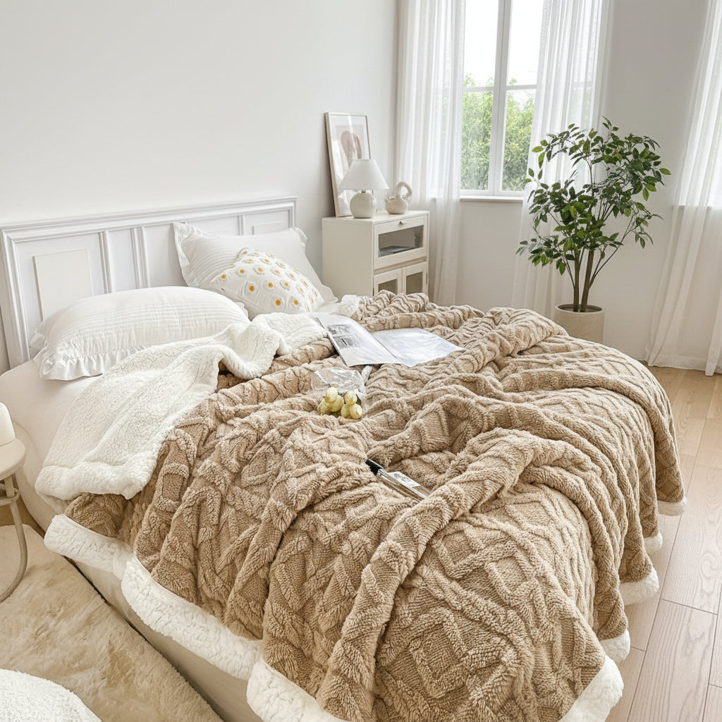 Sienna - Luxe lamswollen plaid