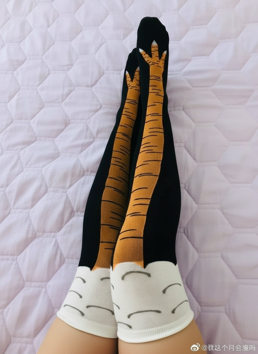 TokTok Toes - Leuke, grappige kippenpotensokken