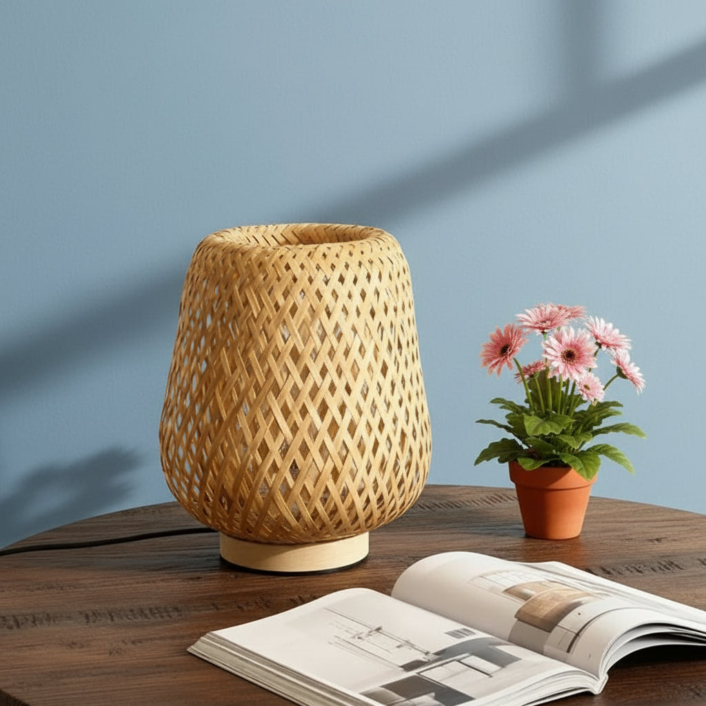 Costa Brava Bamboe Tafellamp - Duurzaam, kwaliteitsvol, handgemaakt