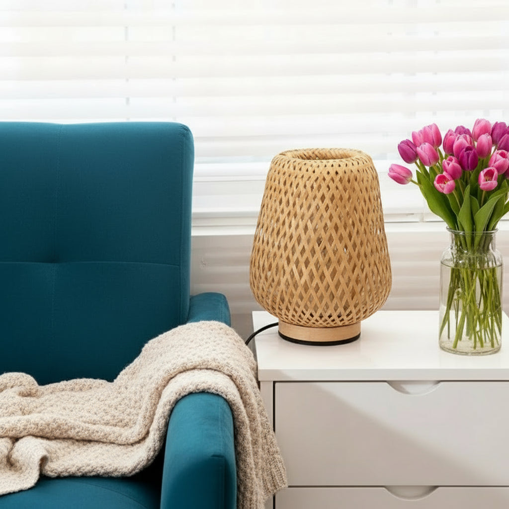 Costa Brava Bamboe Tafellamp - Duurzaam, kwaliteitsvol, handgemaakt