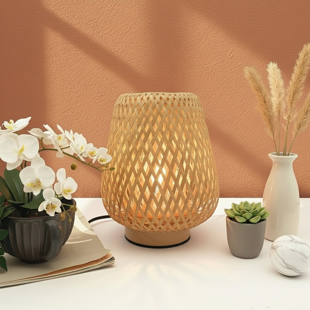 Costa Brava Bamboe Tafellamp - Duurzaam, kwaliteitsvol, handgemaakt